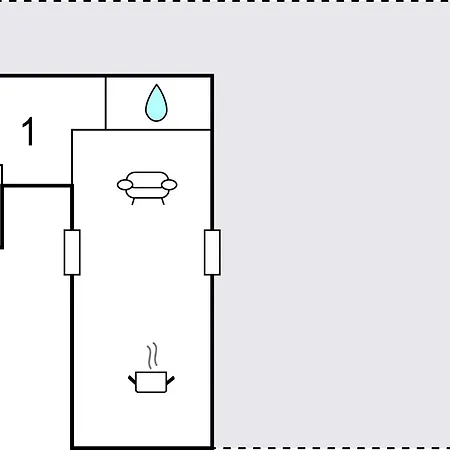 Apartamento 1 Bedroom Lovely In *